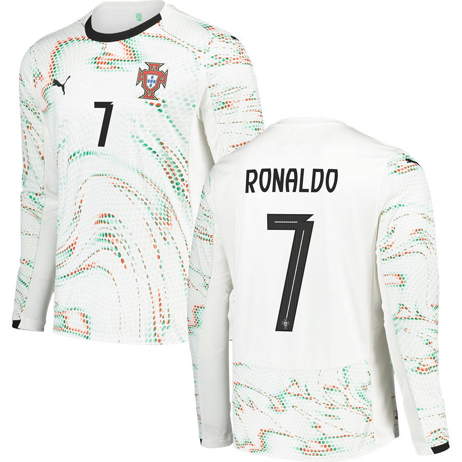 Camiseta Portugal manga larga 2025 visitante