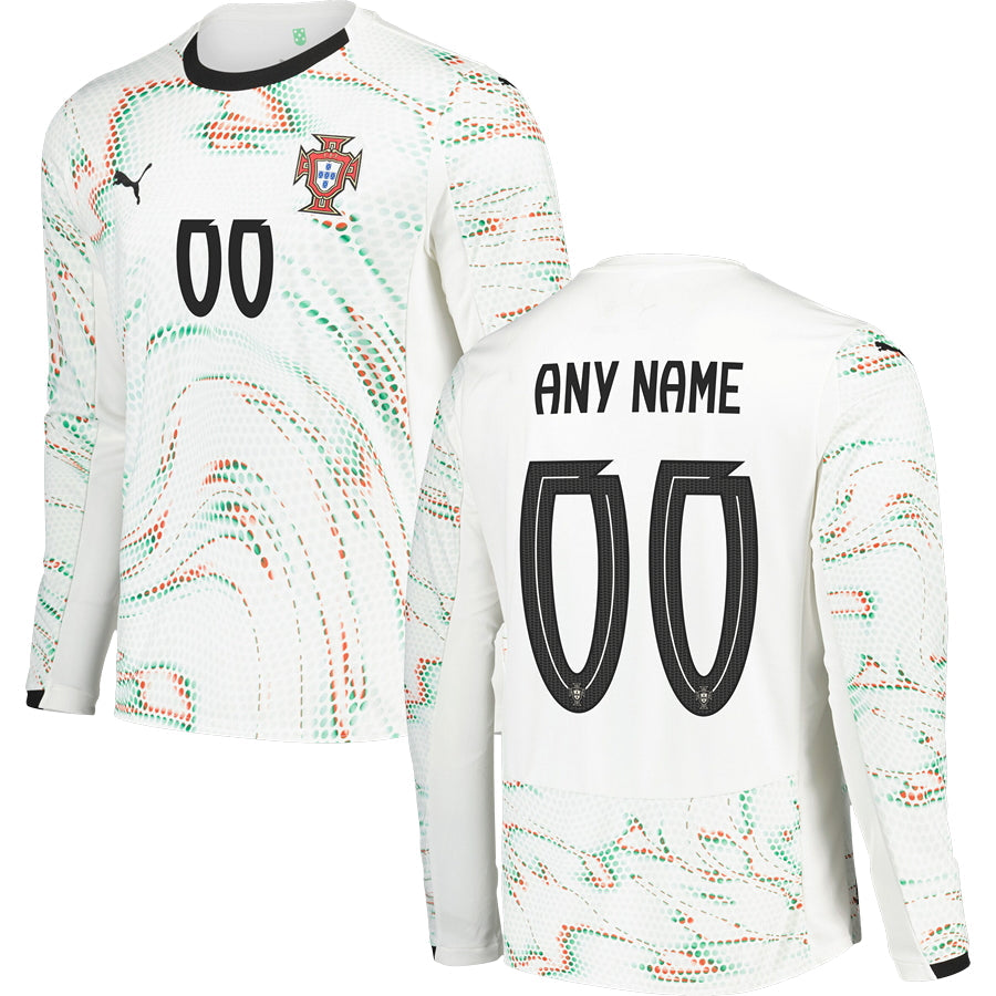 Camiseta Portugal manga larga 2025 visitante