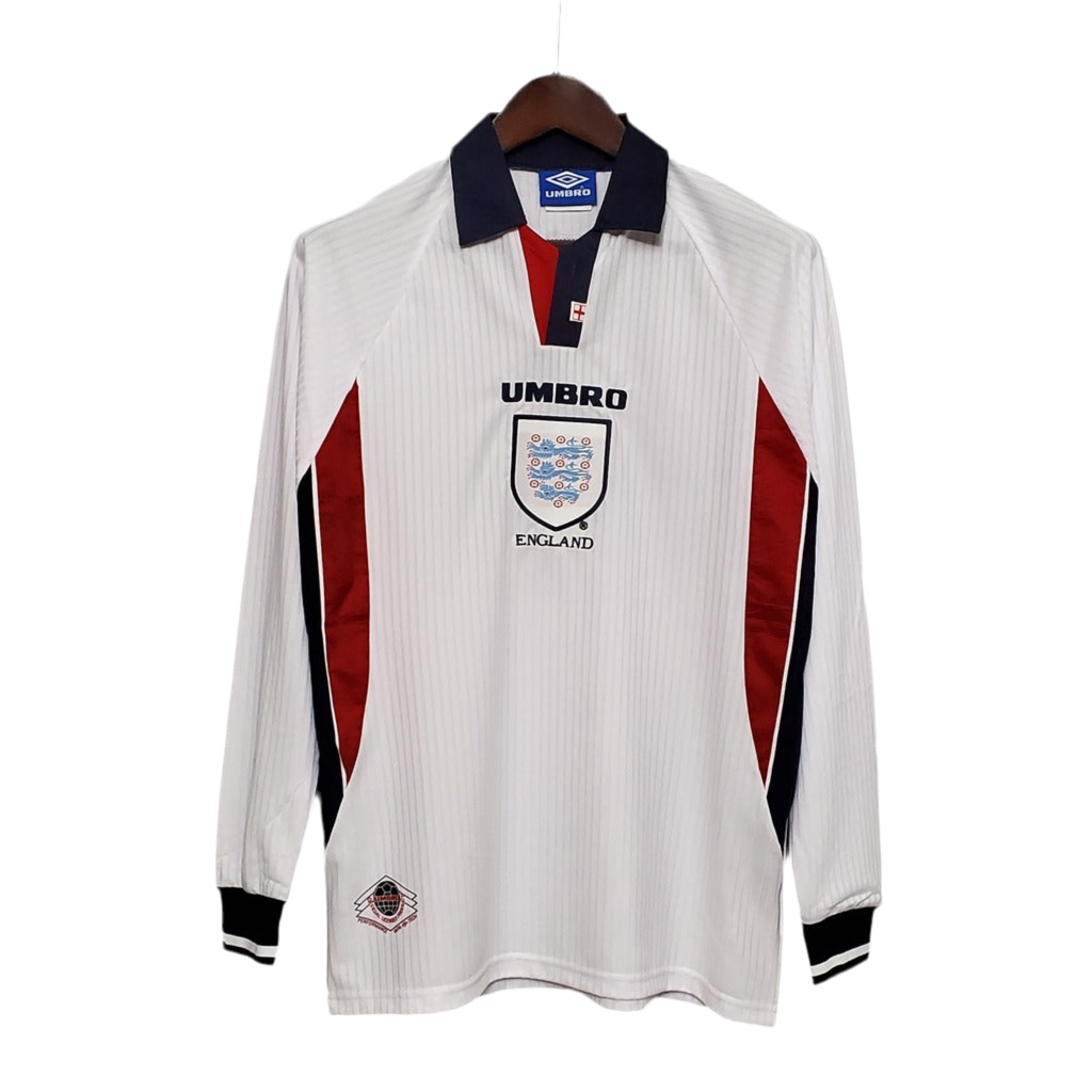 Camiseta Inglaterra 1998 Manga Larga