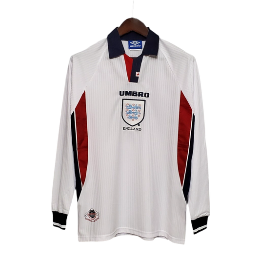 Camiseta Inglaterra 1998 Manga Larga
