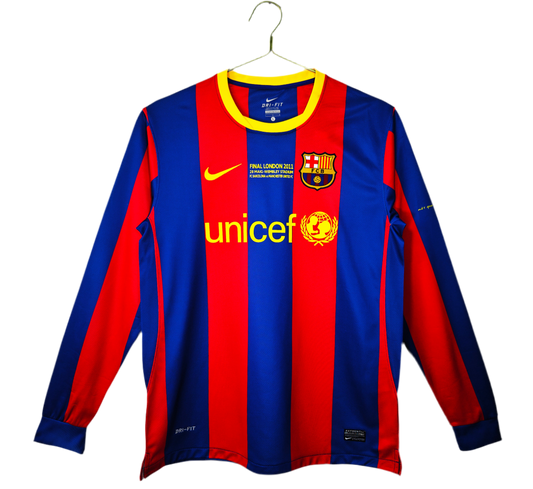 Camiseta FC Barcelona 10/11 UCL final Manga Larga