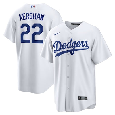 Camisa MLB Dodgers blanca - Kershaw
