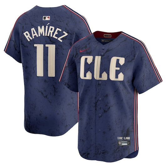 Camisa MLB Cleveland azul - Ramírez
