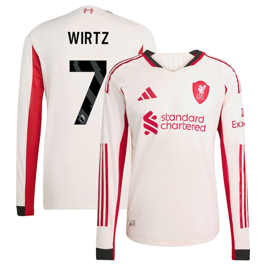 Camiseta Liverpool 25/26 manga larga Visitante